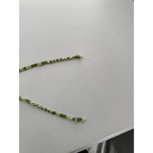 Wild Fable XXL Green Wavy Print Strappy Midi Dress Keyhole Babydoll Y2K Jungle - Picture 9 of 9